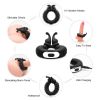 Tornado double ring locking fine ring for Longer Harder Stronger Erection;  Improve Sexual Performance;  Sex Toys for Men Massager Adult Sex Toys for